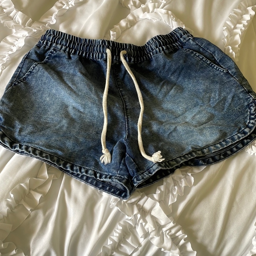 Blue shorts